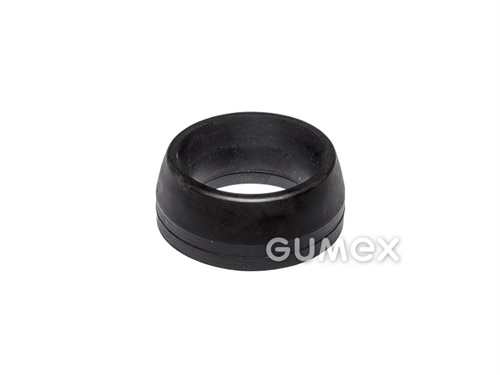 Einpressbare Dichtung für Verbundwerkstoffschläuche, DN50, NBR, -30°C/+80°C, schwarz, 